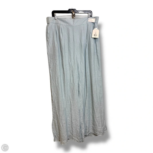 Pants Linen By Wonderly In Blue, Size: 2x