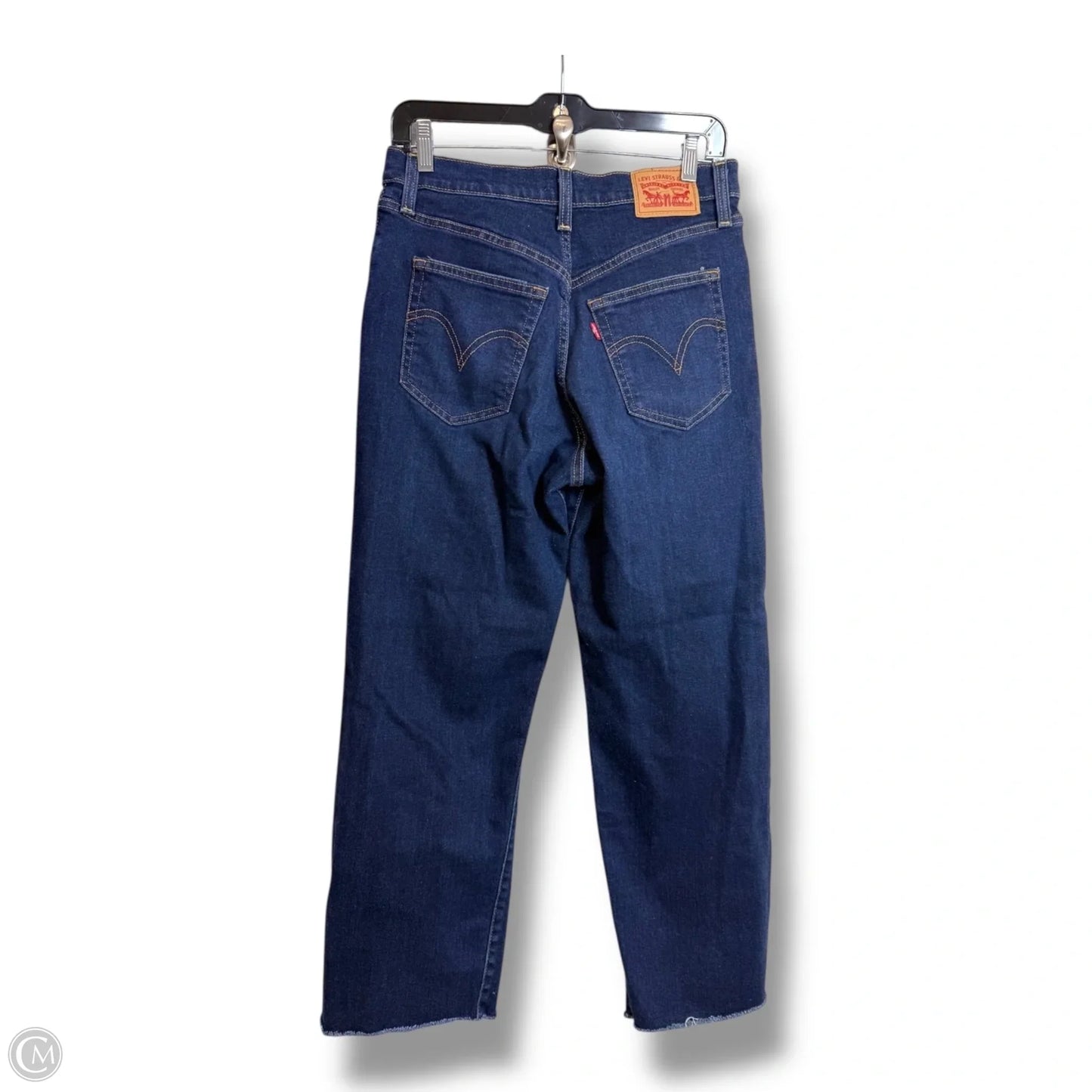 Jeans Straight By Levis In Blue Denim, Size: 6