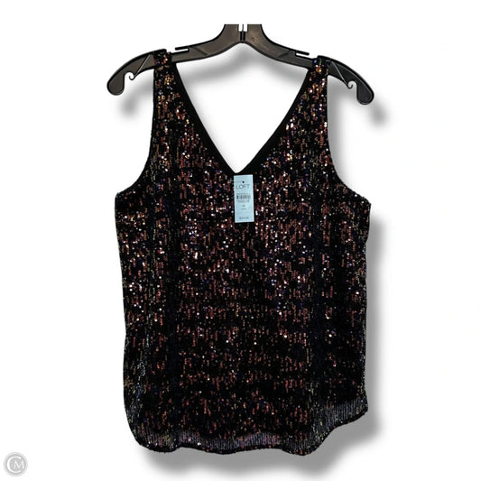 Top Sleeveless By Loft In Black, Size: Mp