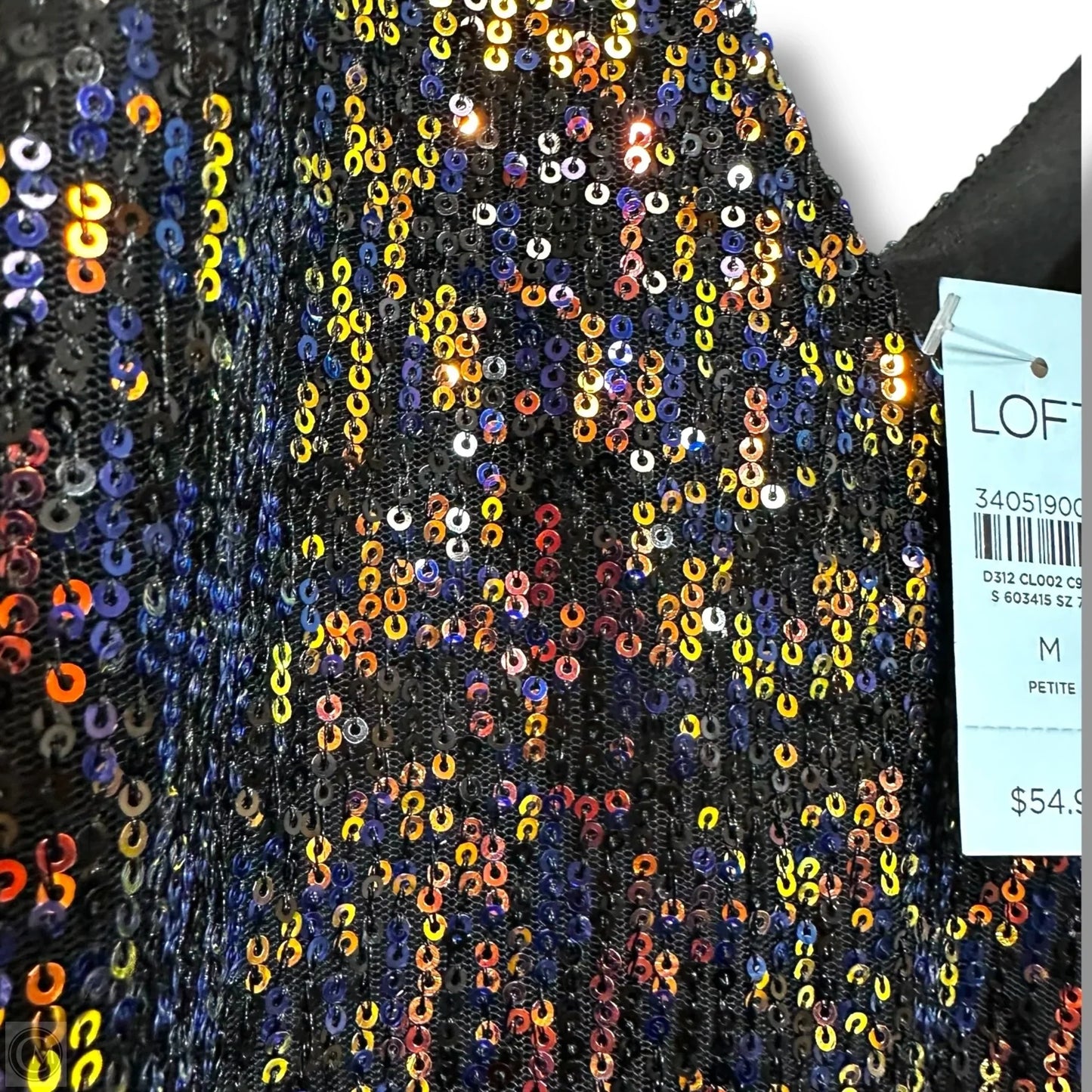 Top Sleeveless By Loft In Black, Size: Mp