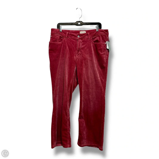 Pants Corduroy By Pilcro In Rose Gold, Size: 16