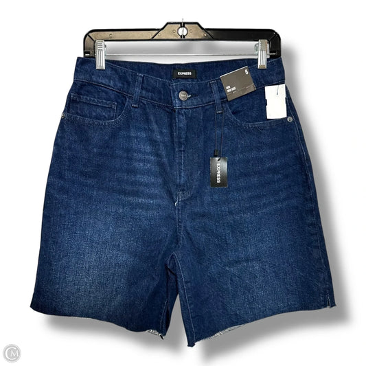 Shorts By Express In Blue Denim, Size: 6