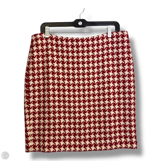Skirt Mini & Short By Talbots In Checkered Pattern, Size: 12p