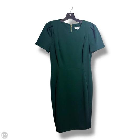 Dress Party Short By Calvin Klein In Green, Size: 8