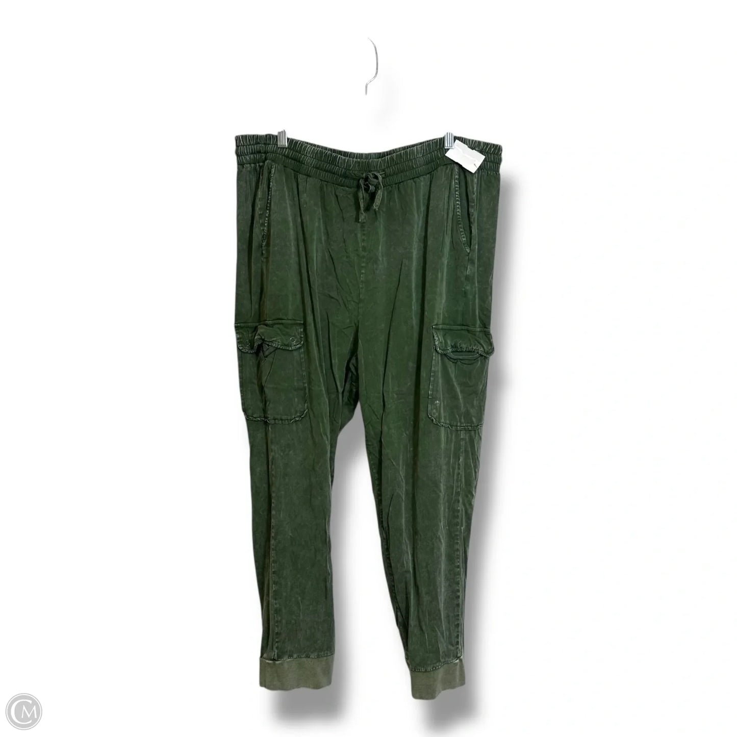 Pants Cropped By Torrid In Green, Size: 3x