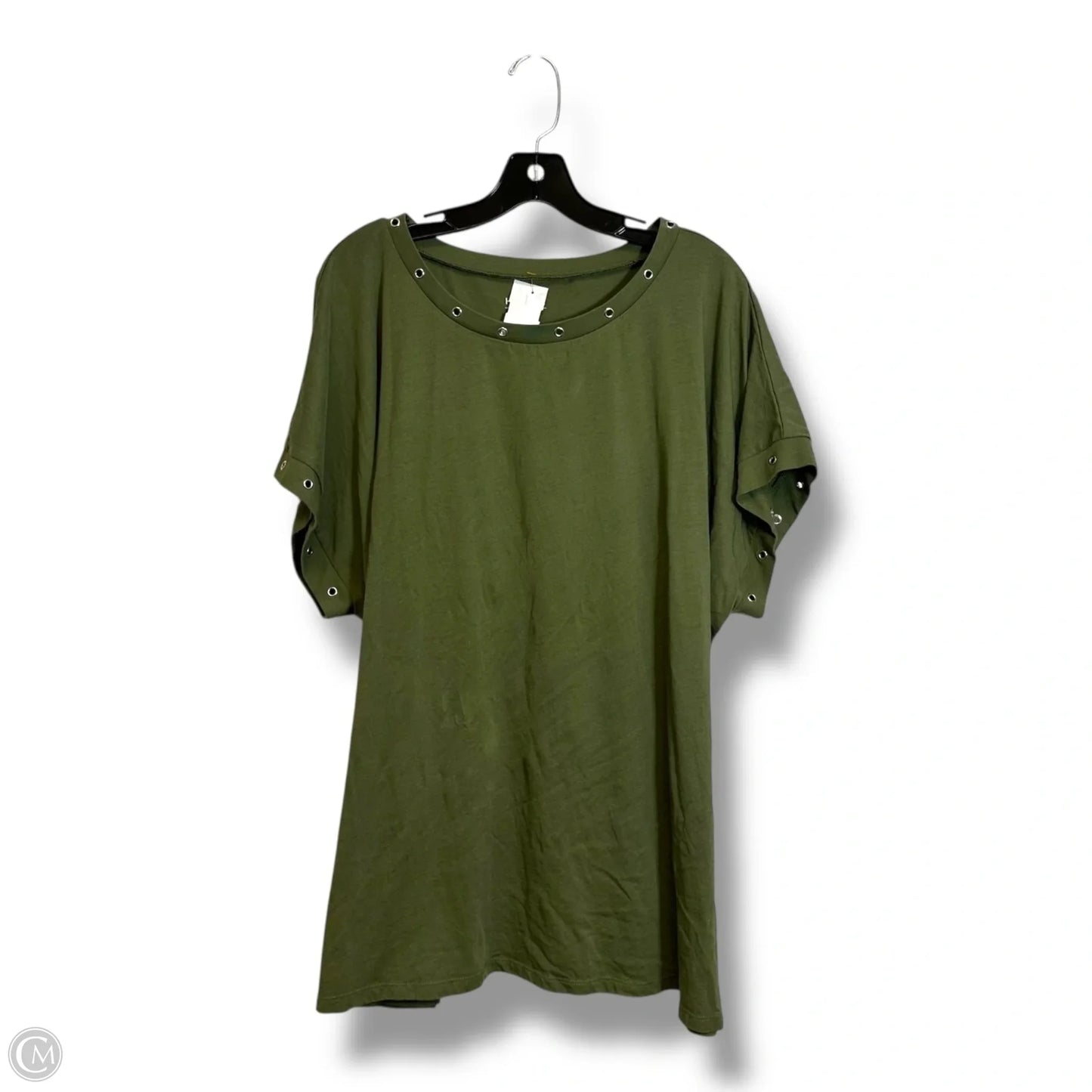 Top Short Sleeve Basic By Torrid In Green, Size: 3x