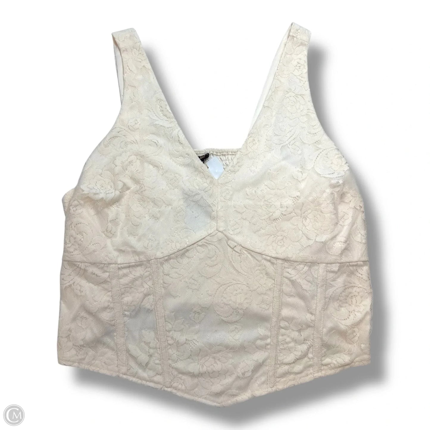 Top Sleeveless By Torrid In Ivory, Size: 3x