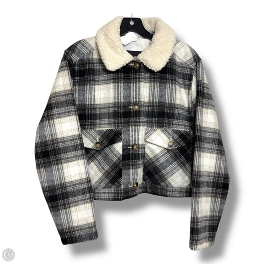 Jacket Other By Hollister In Plaid Pattern, Size: M
