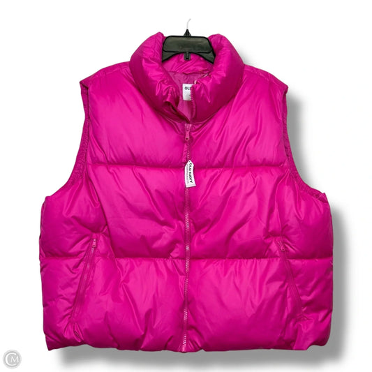 Vest Puffer & Quilted By Old Navy In Pink, Size: Xxl