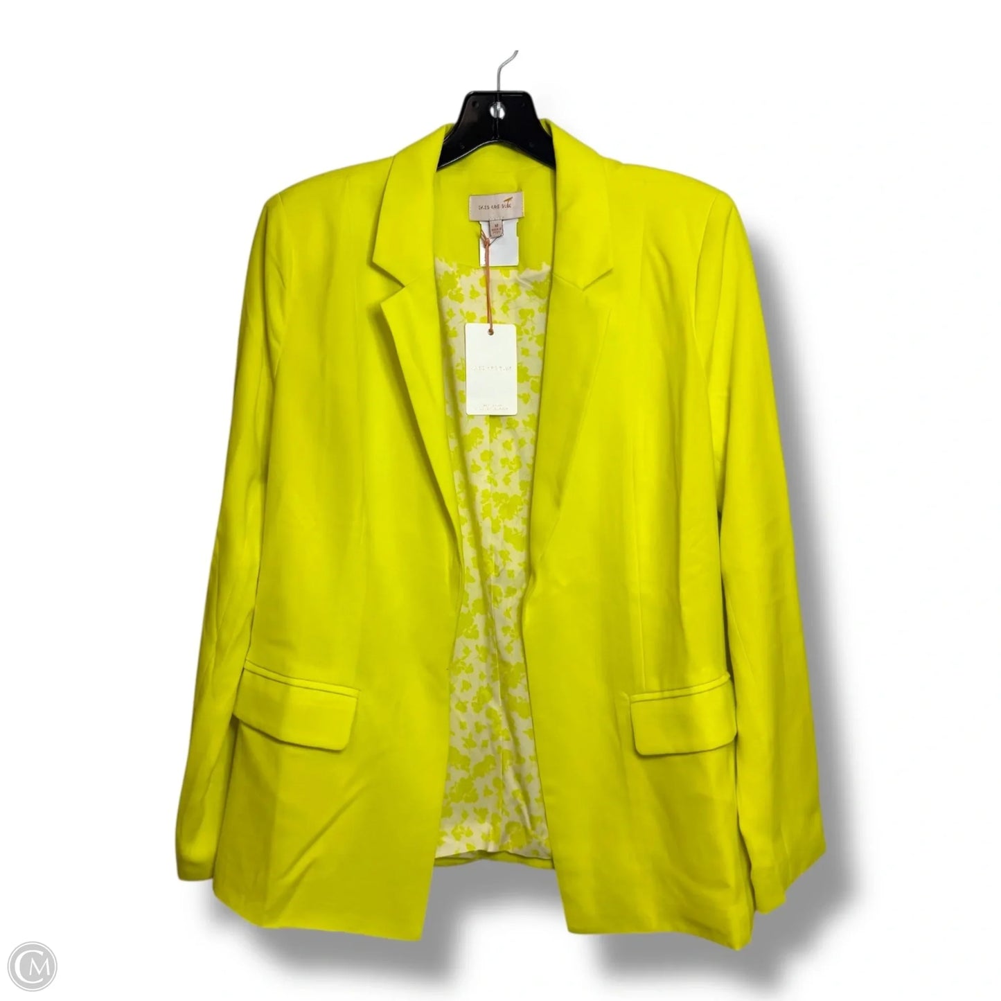Blazer By Skies Are Blue In Yellow, Size: M