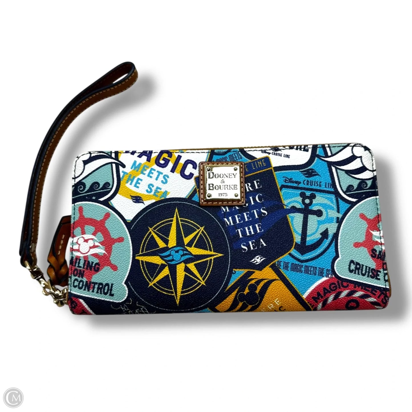 Disney Cruise Line Wallet Designer By Dooney And Bourke, Size: Large