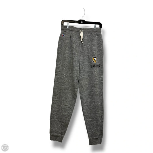 Pittsburgh Penguins sweatpant Joggers By Champion In Grey, Size: M