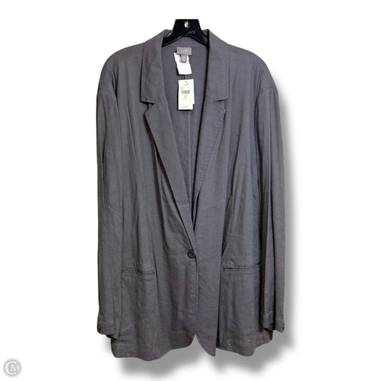 Blazer By J. Jill In Grey, Size: 4x