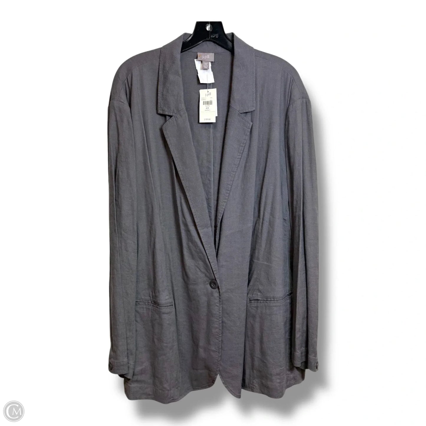 Blazer By J. Jill In Grey, Size: 4x