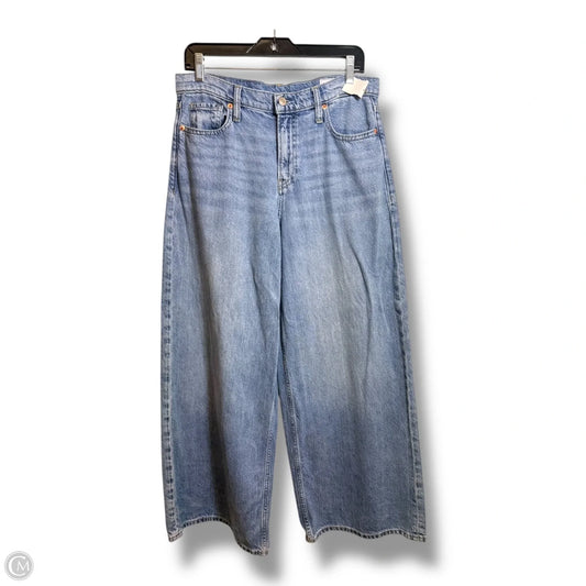 Jeans baggy mid rise Wide Leg By Gap In Blue Denim, Size: 8