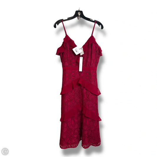 Dress Party Midi By Adelyn Rae In Red, Size: S