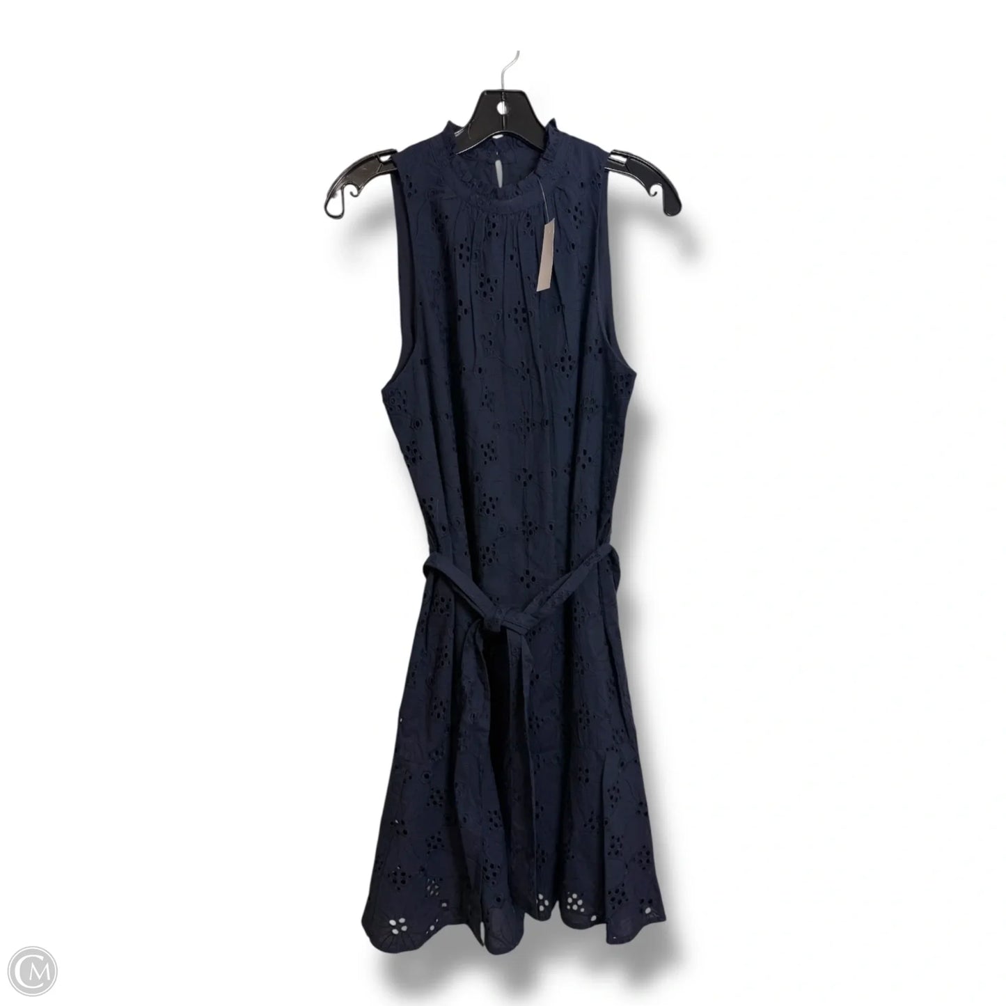Dress Casual Midi By Ann Taylor In Navy, Size: 8