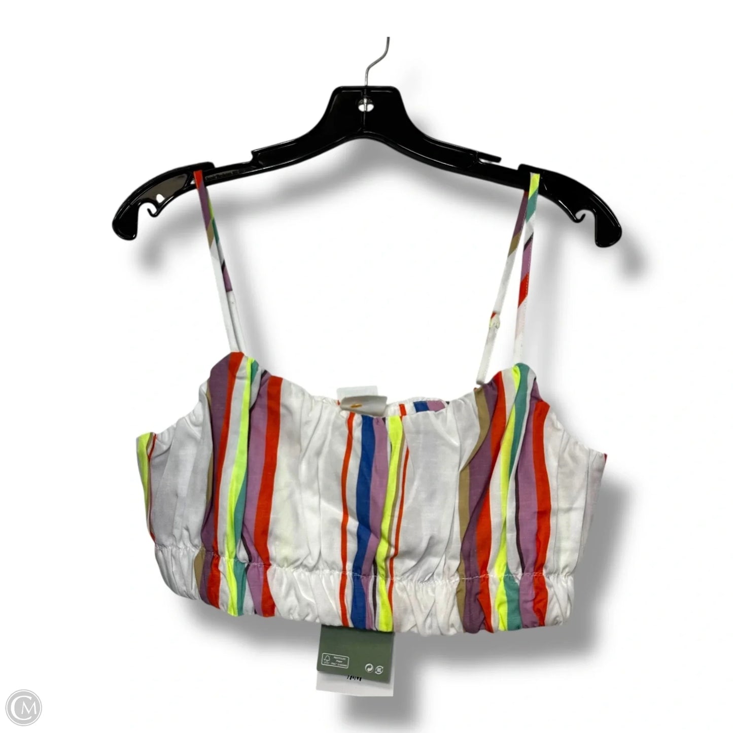 Tank Top By H&m In Striped Pattern, Size: S