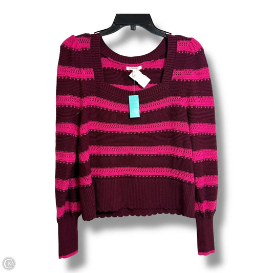 Sweater By Maurices In Maroon, Size: M