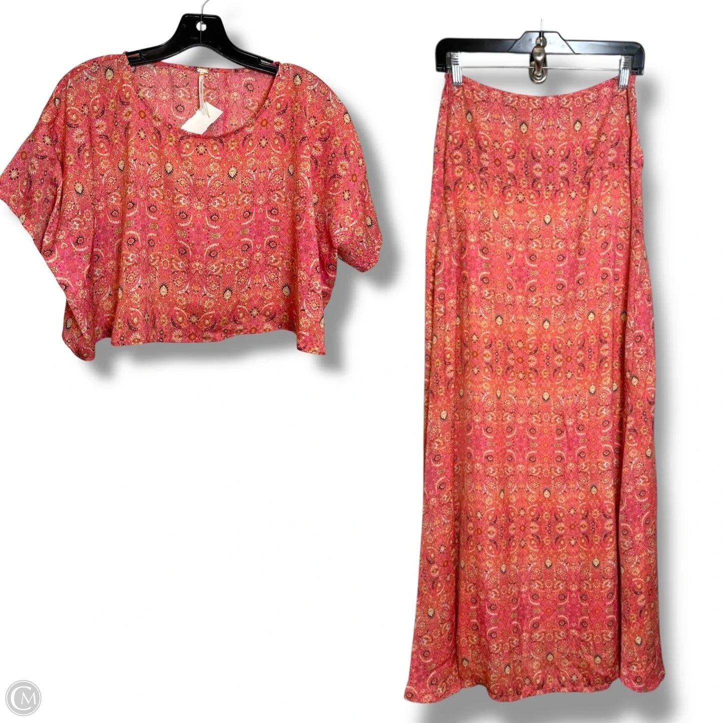 Skirt Set 2pc By Free People In Pink, Size: S