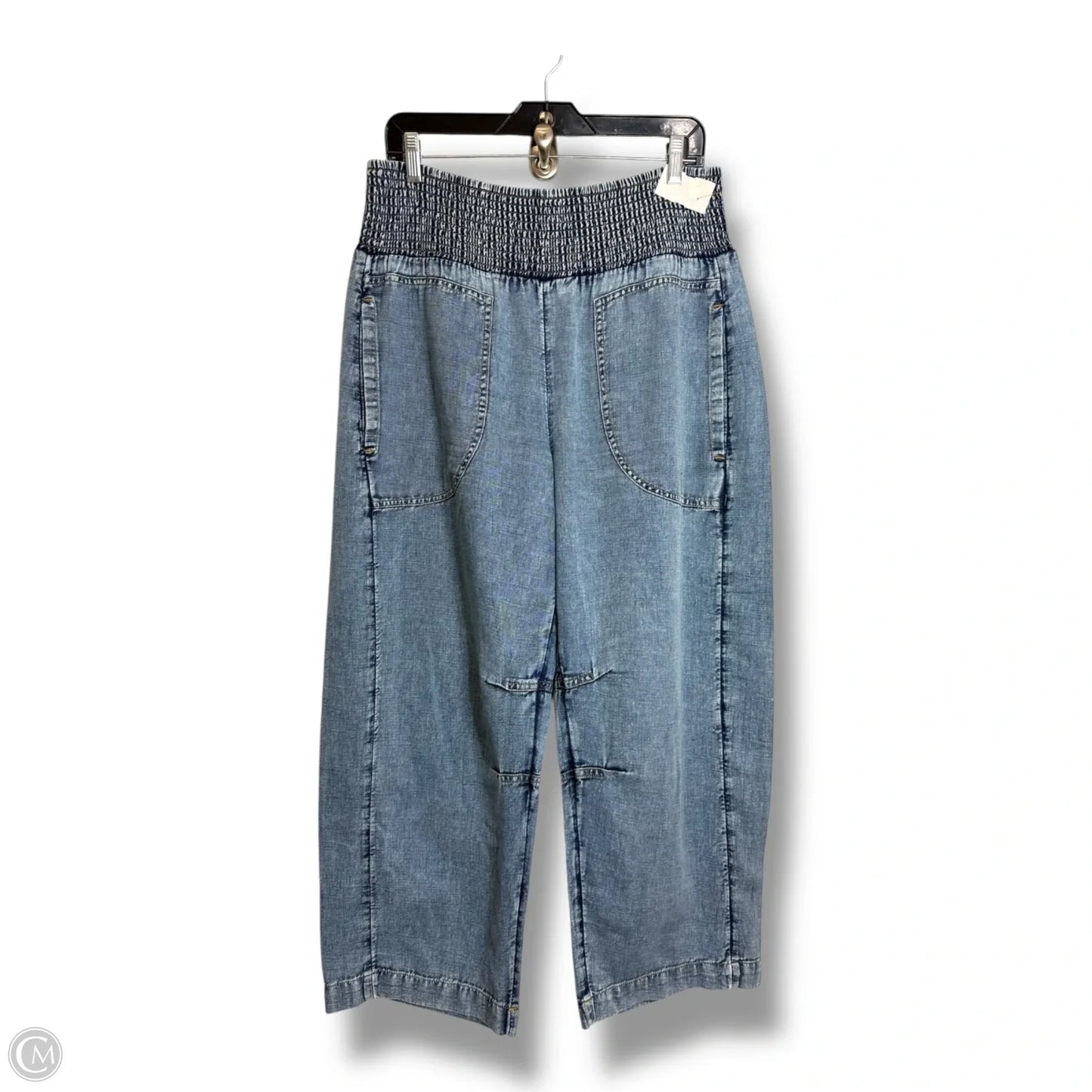 Jeans Cropped By Pilcro In Blue Denim, Size: M