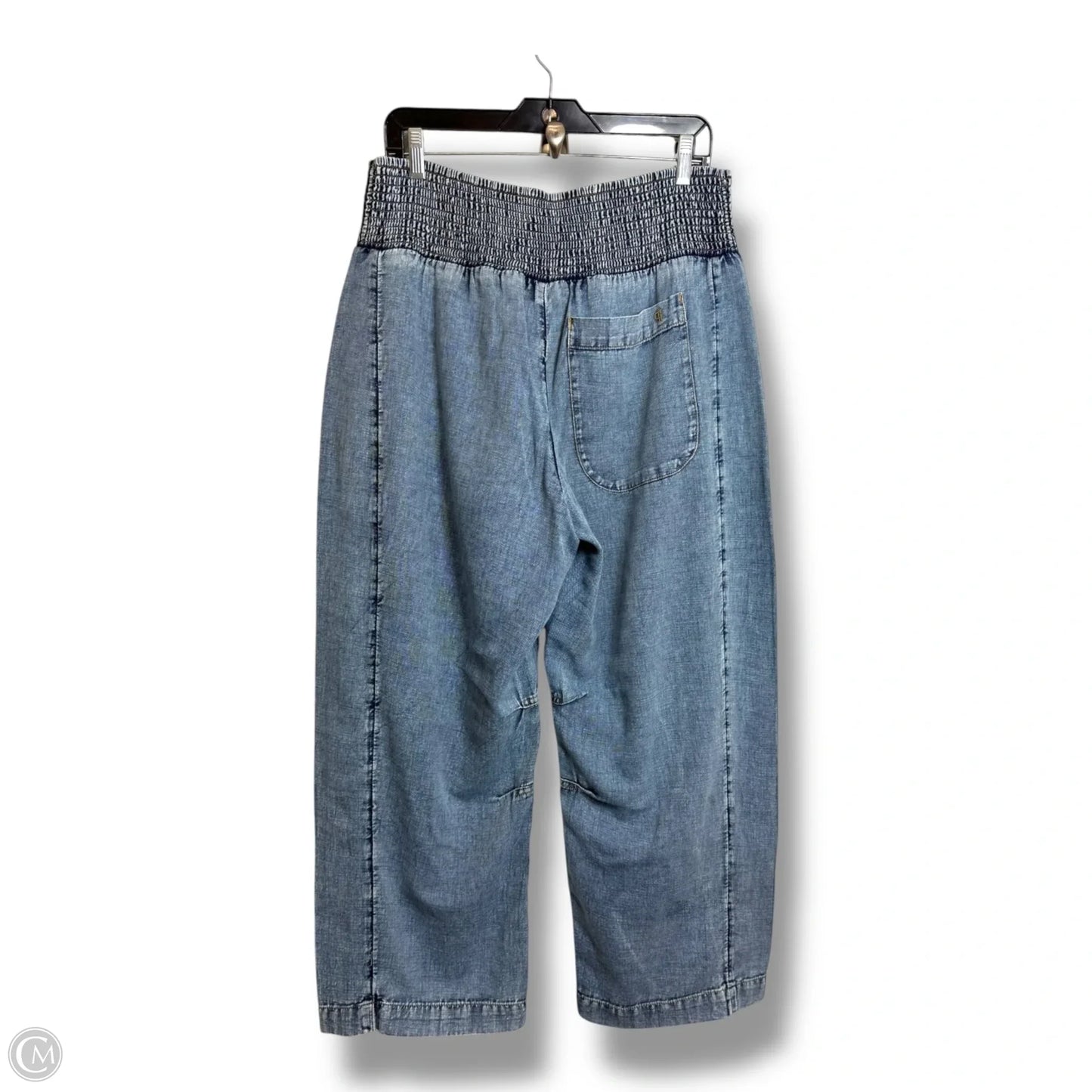 Jeans Cropped By Pilcro In Blue Denim, Size: M