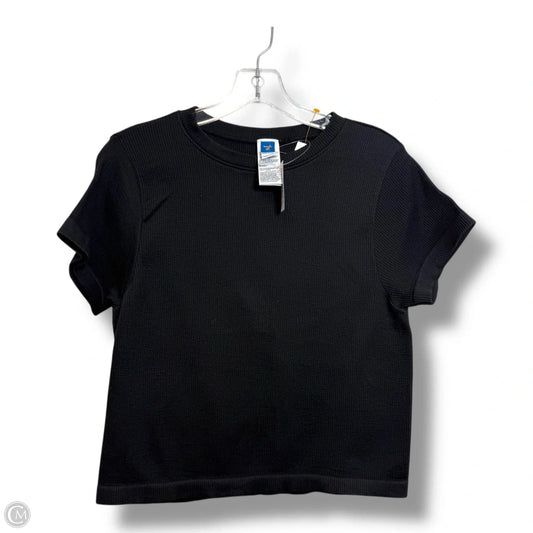 Top Short Sleeve Basic By Old Navy In Black, Size: Xxl