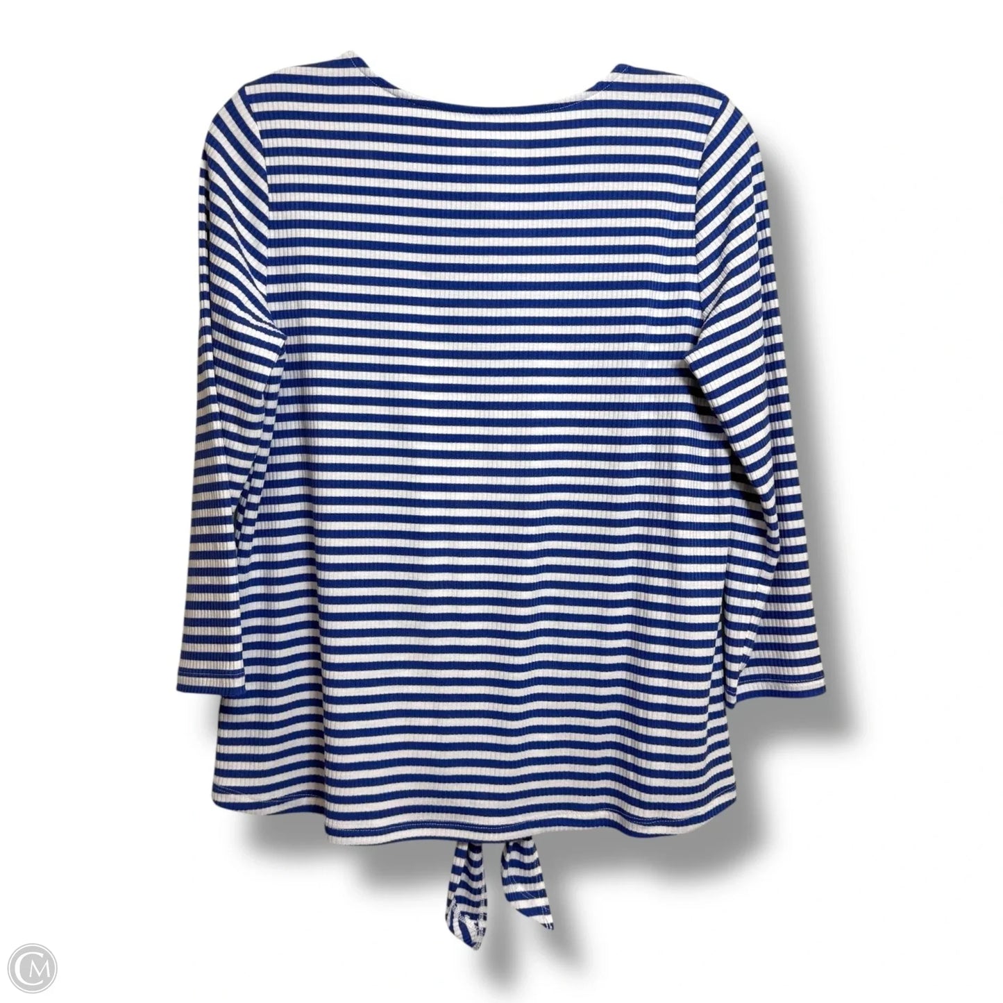 Top Long Sleeve By Talbots In Striped Pattern, Size: Sp
