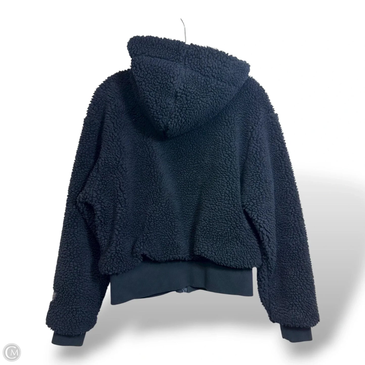 Jacket Fleece By Fabletics In Black, Size: M