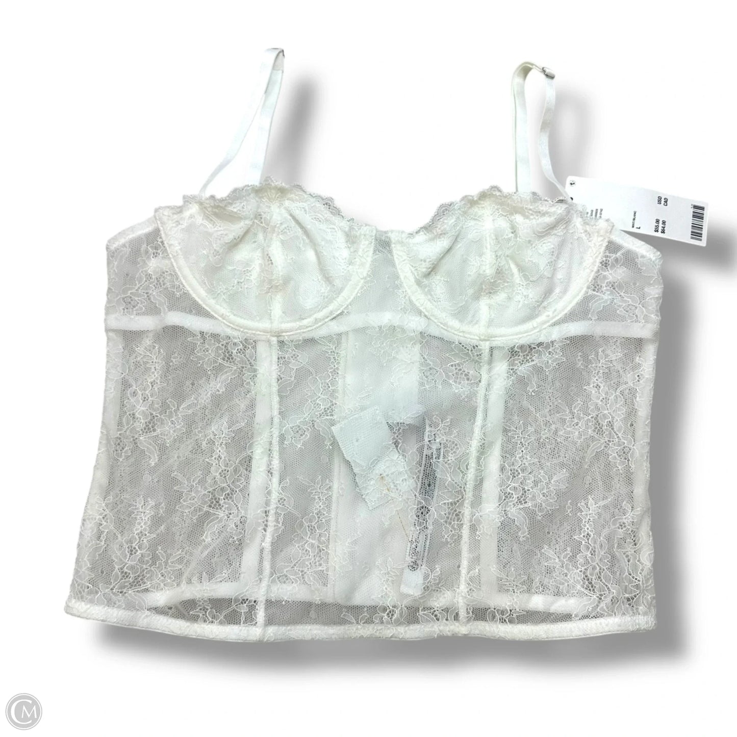 Bra By Urban Outfitters In White, Size: L