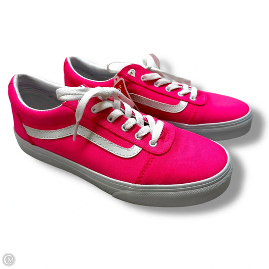 Shoes Sneakers By Vans In Pink, Size: 5