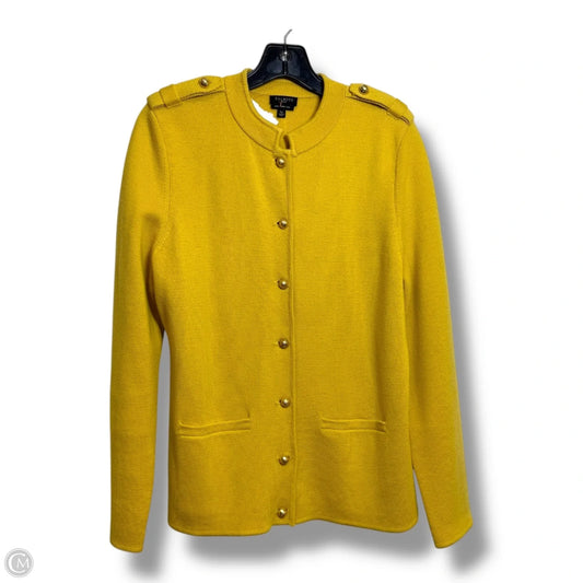 Cardigan By Talbots In Chartreuse, Size: Lp
