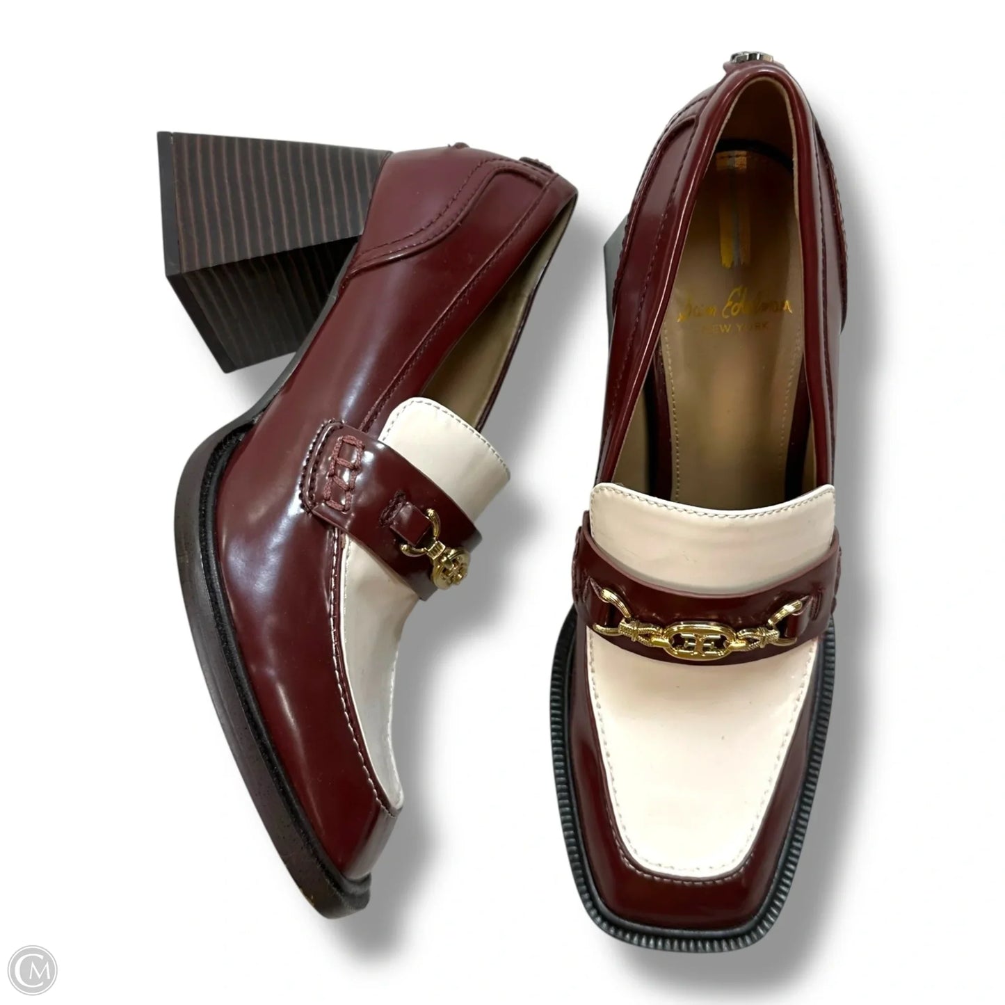 Shoes Heels Block By Sam Edelman In Maroon, Size: 8