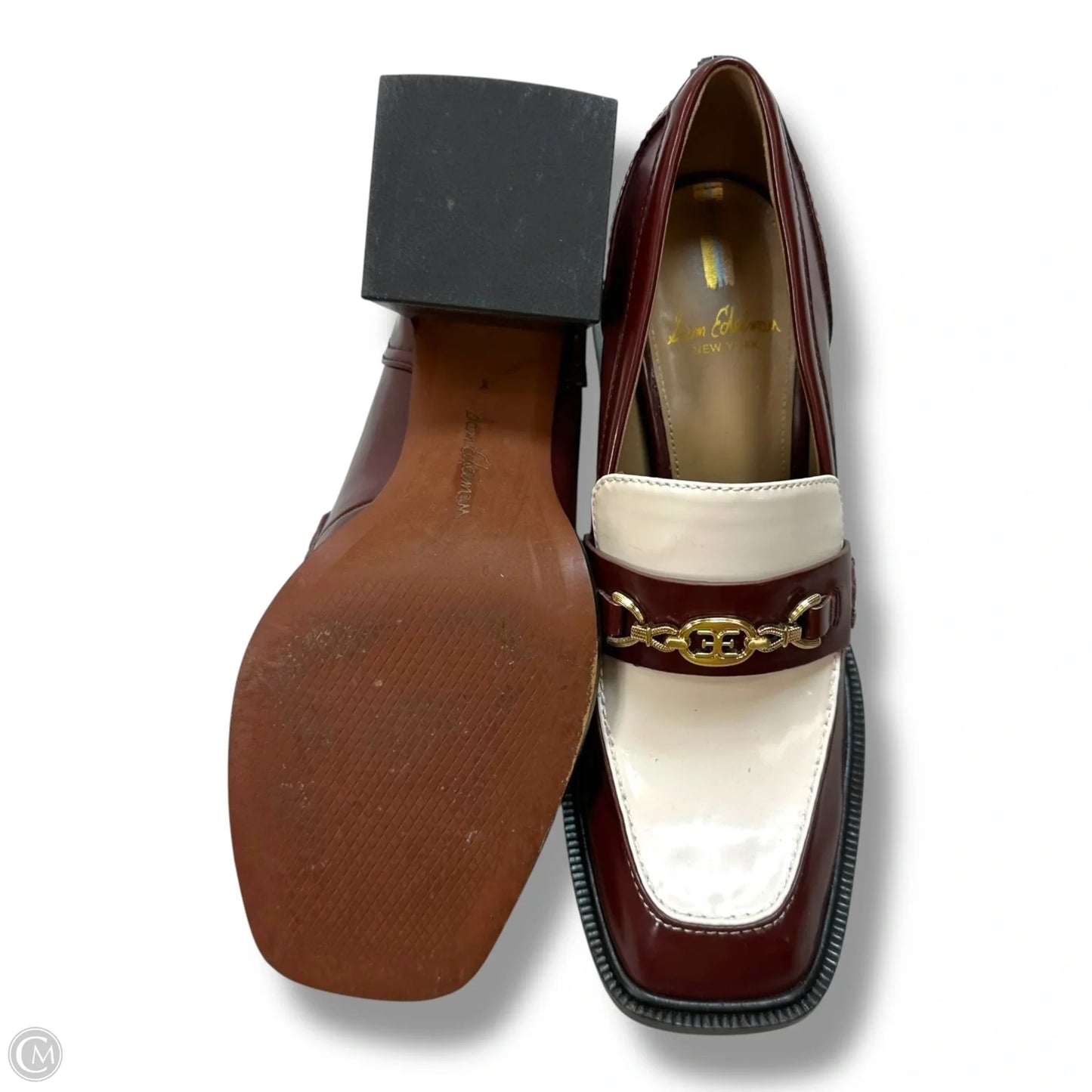 Shoes Heels Block By Sam Edelman In Maroon, Size: 8