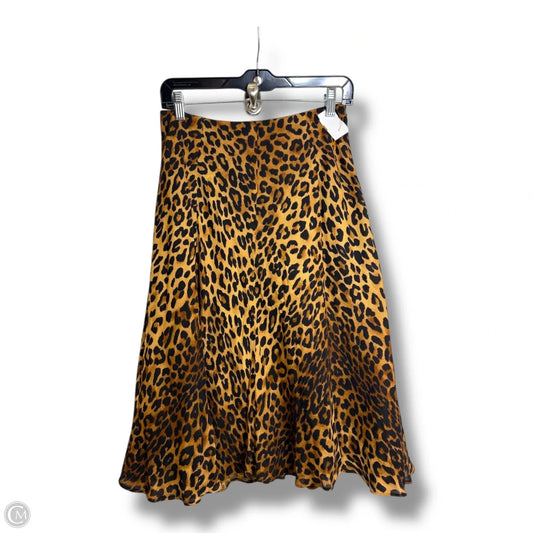 Skirt Midi By Jones New York In Animal Print, Size: 6p