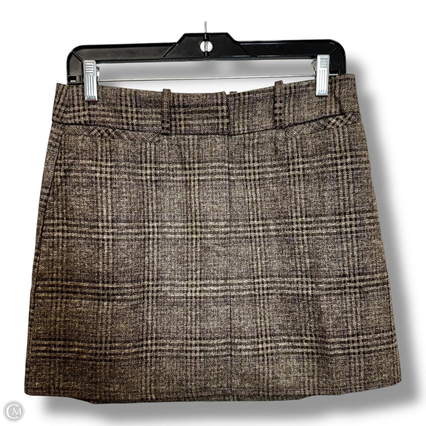 Skirt Mini & Short By Hem & Thread In Plaid Pattern, Size: S