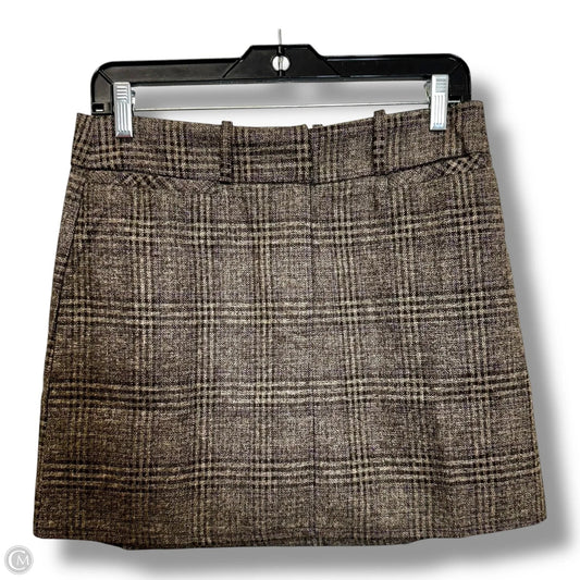 Skirt Mini & Short By Hem & Thread In Plaid Pattern, Size: S
