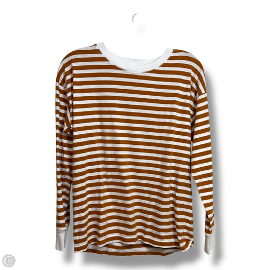 Top Long Sleeve By J. Crew In Striped Pattern, Size: S