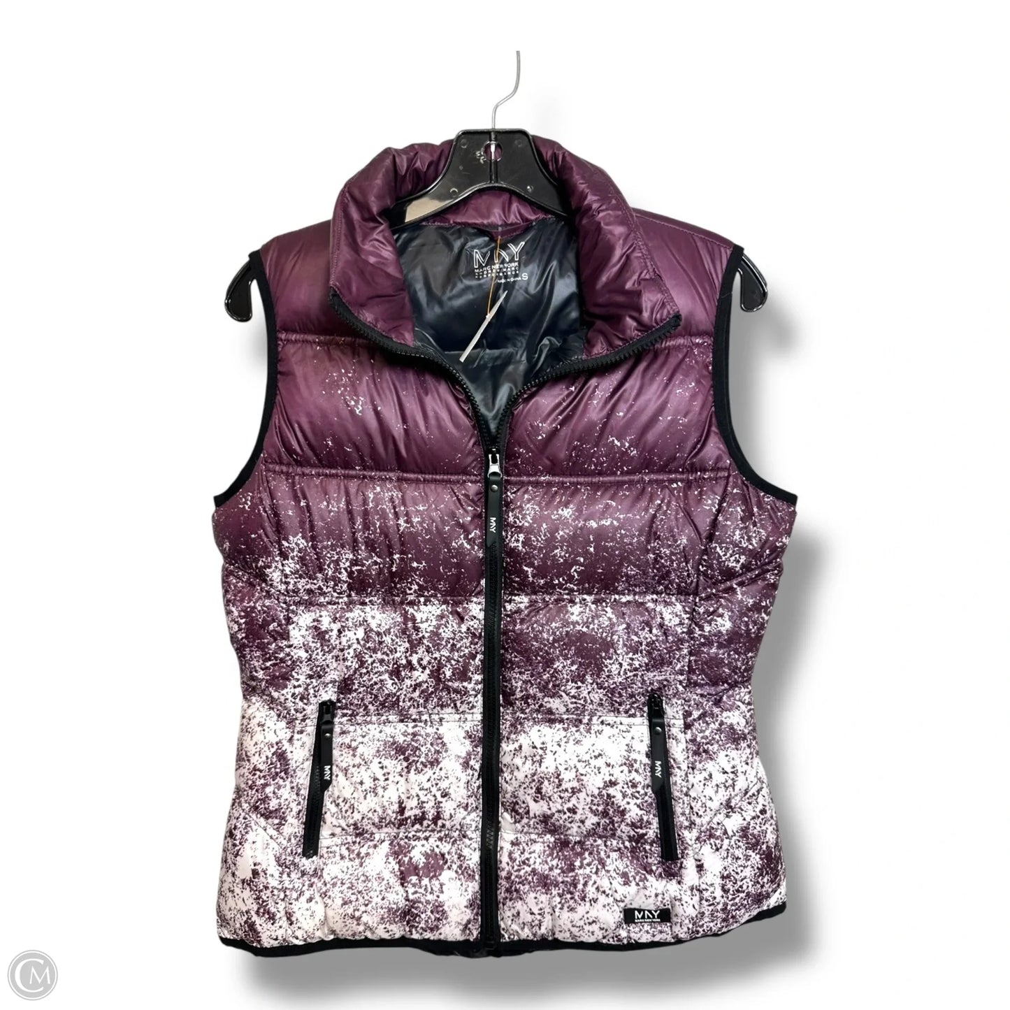 Vest Puffer & Quilted By Andrew Marc In Purple, Size: S