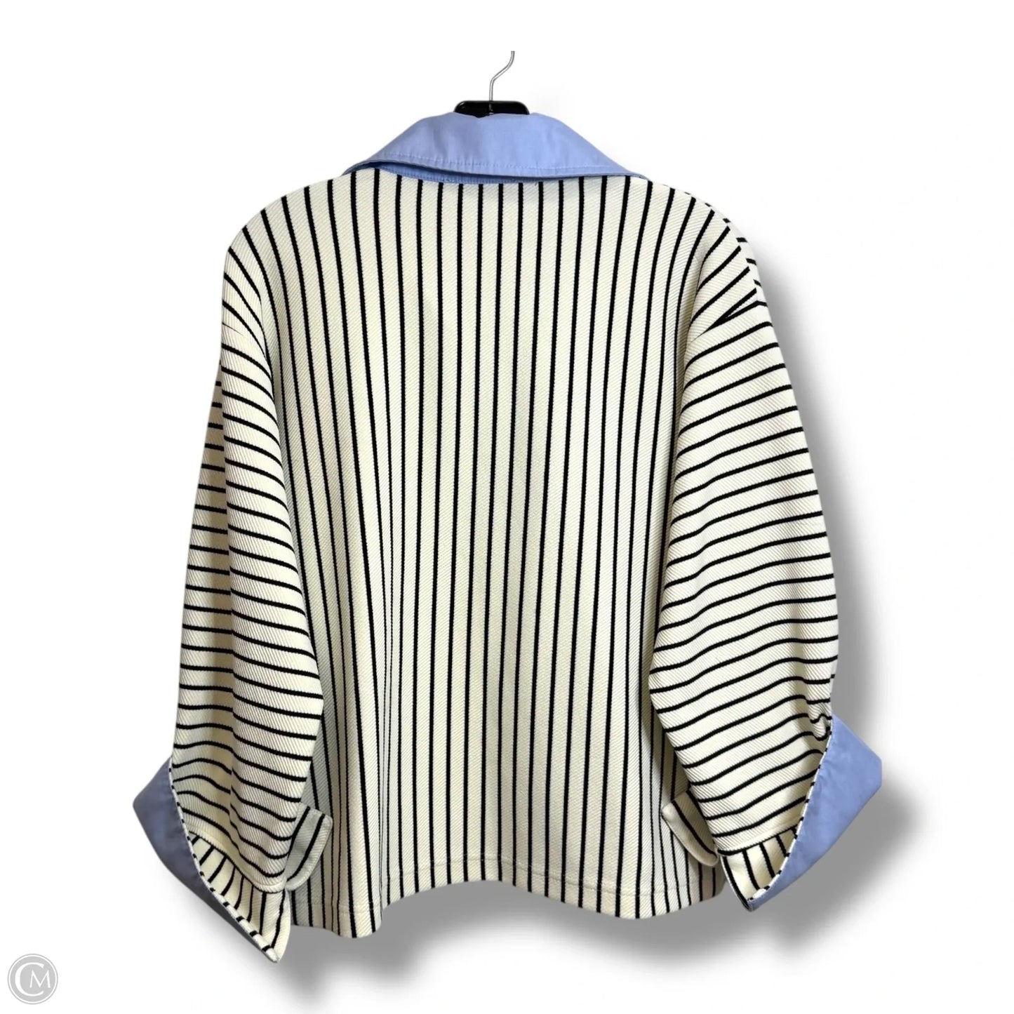 Top Long Sleeve By Entro In Striped Pattern, Size: S