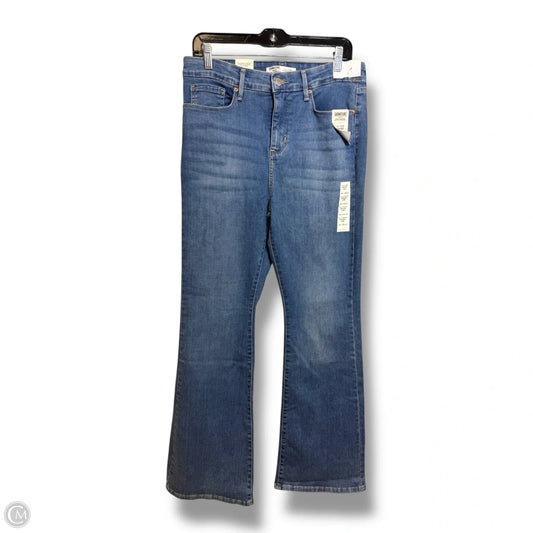 Jeans high rise Flared By Levis In Blue Denim, Size: 10