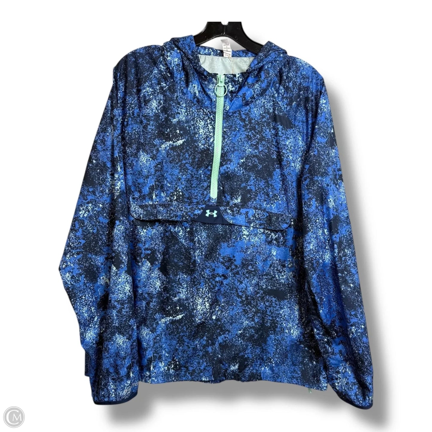 Athletic Jacket By Under Armour In Blue, Size: Xl