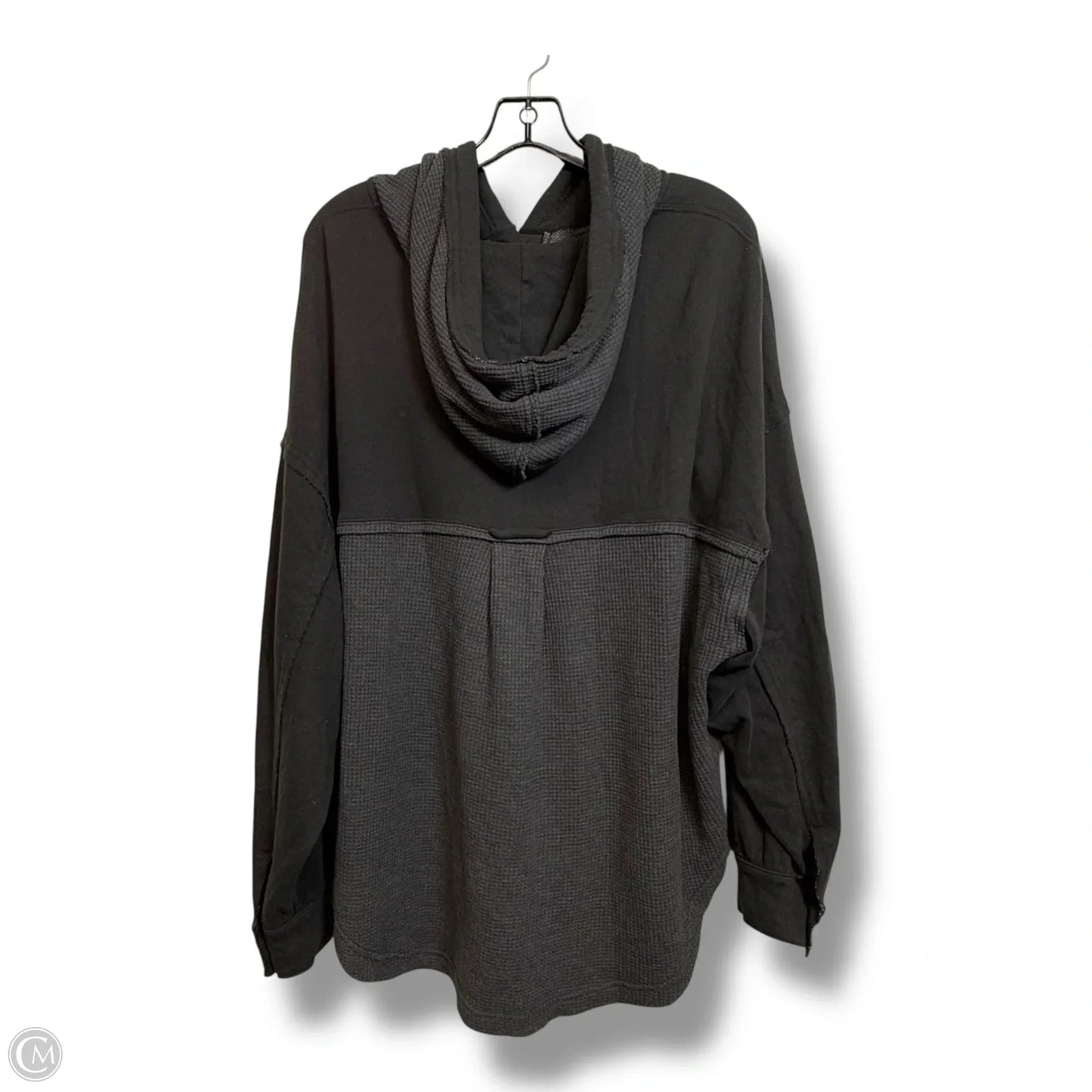 Jacket Shirt By American Eagle In Black, Size: M