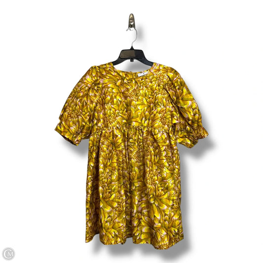 Kika Vargas Dress Casual Short By Target-designer In Yellow, Size: M