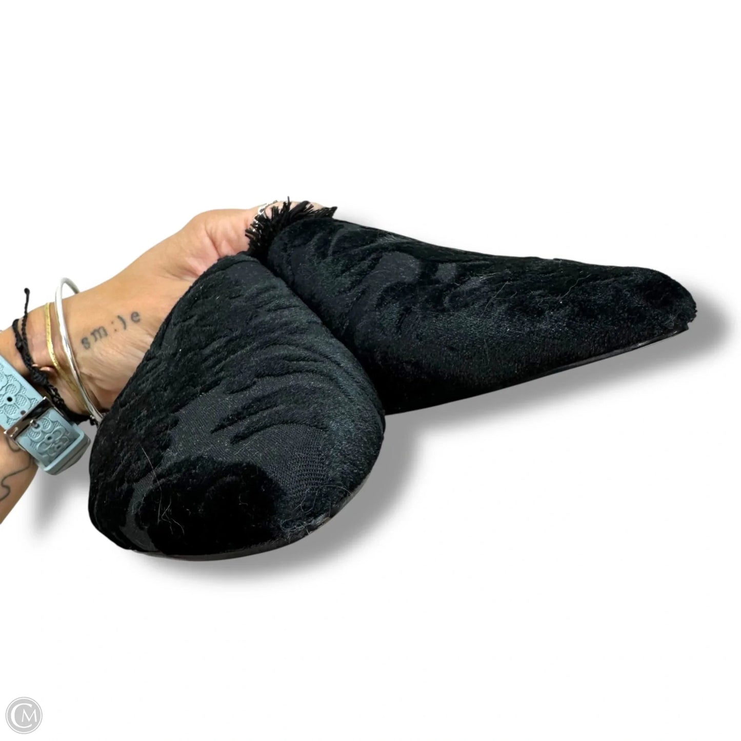 Shoes Flats By Clothes Mentor In Black, Size: 6.5