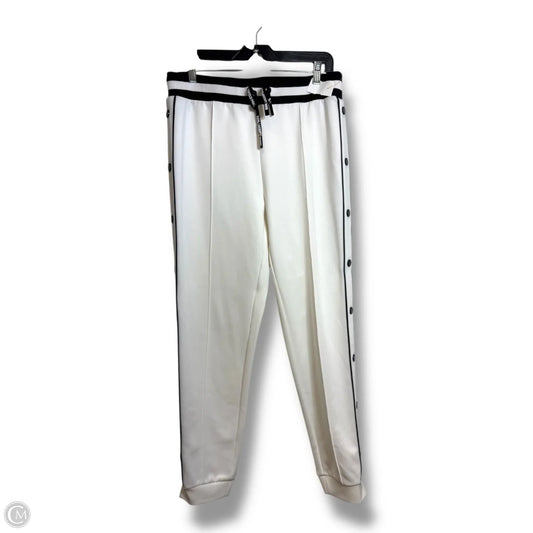 Pants Designer By Karl Lagerfeld In White, Size: M