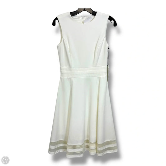 Dress Party Short By Calvin Klein In White, Size: 2