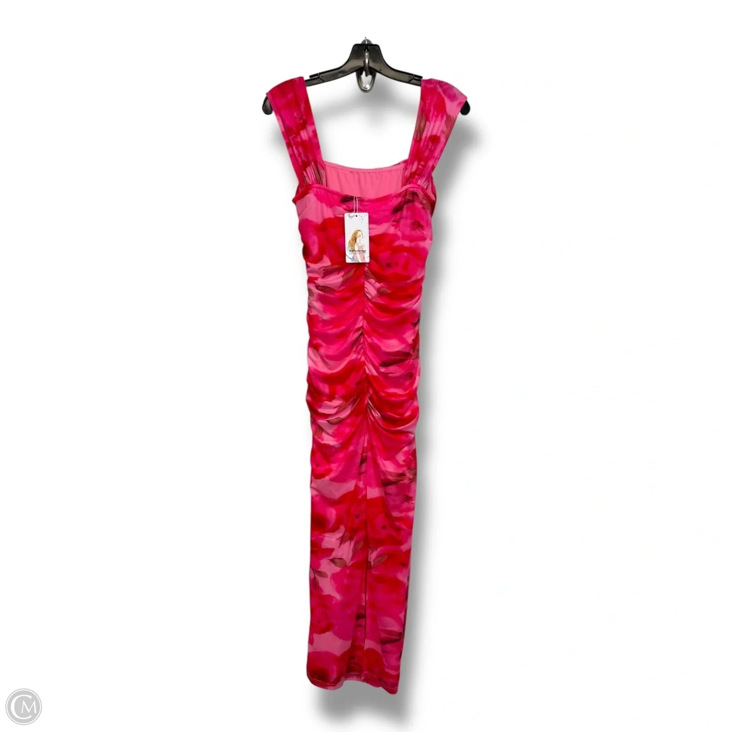 Dress Casual Midi By Prettygarden In Floral Print, Size: M