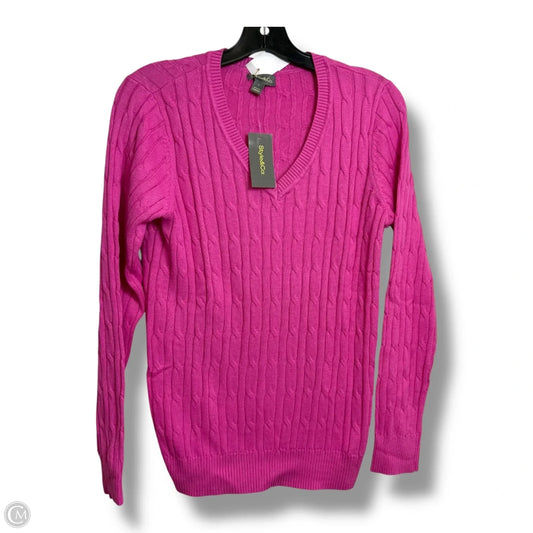 Sweater By Style And Company In Pink, Size: S