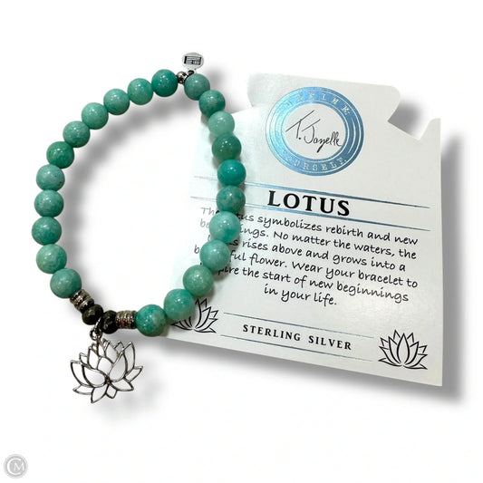 Sterling silver Lotus Bracelet Beaded By T.Jazelle